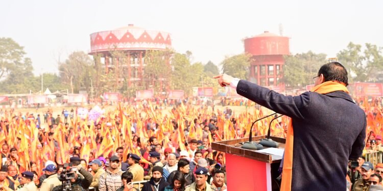 राममय देवभूमि : मुख्यमंत्री धामी ने श्री राम मंदिर प्राण प्रतिष्ठा उत्सव समिति, द्वारा आयोजित “राम राज्य शोभायात्रा“ कार्यक्रम में प्रतिभाग किया