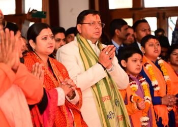 प्रभु श्री रामलला की प्राण प्रतिष्ठा के अवसर पर मुख्यमंत्री धामी ने टपकेश्वर से वर्चुअल दर्शन कर प्रभु श्रीराम से प्रदेश की सुख-समृद्धि और खुशहाली की प्रार्थना की…