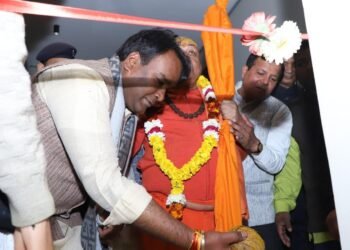 जगगुरू शंकराचार्य स्वामी राजराजेश्वराश्रम जी महाराज जी ने महानगर देहरादून के कैंप कार्यालय का उद्घाटन किया…