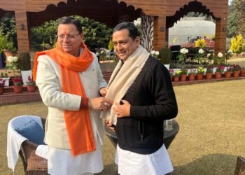 भारतीय जनता पार्टी के राष्ट्रीय मीडिया प्रमुख एवं उत्तराखंड से राज्यसभा सांसद अनिल बलूनी ने मुख्यमंत्री धामी से की भेंट