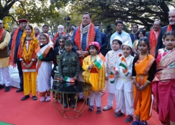 गणतंत्र दिवस के अवसर पर मुख्यमंत्री ने सामूहिक वंदे मातरम गायन कार्यक्रम में किया प्रतिभाग