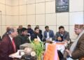 सैनिक कल्याण मंत्री गणेश जोशी ने गुरुवार को कैंप कार्यालय में देहरादून गुनियाल गांव में निर्माणाधीन सैन्य धाम के निर्माण कार्यों की विभागीय अधिकारियों के साथ समीक्षा बैठक की। 