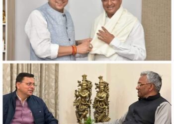 हरिद्वार लोकसभा सीट से त्रिवेंद्र सिंह रावत एवं पौड़ी गढ़वाल लोकसभा सीट से अनिल बलूनी को प्रत्याशी घोषित किए जाने पर हार्दिक बधाई एवं शुभकामनाएं : धामी