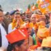 जिला पौड़ी पहुंचने पर कार्यकर्ताओं ने सांसद प्रत्याशी बलूनी का किया भव्य स्वागत