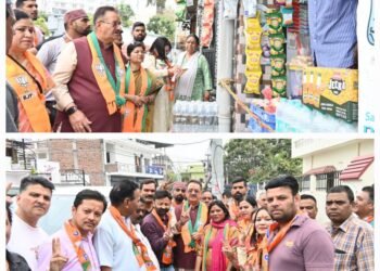 कैबिनेट मंत्री गणेश जोशी ने क्षेत्रवासियों से भाजपा के पक्ष में मतदान करने और नरेन्द्र मोदी को तीसरी बार देश का प्रधानमंत्री बनाने की अपील की