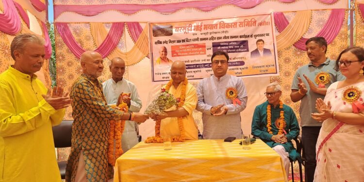 प्रमुख महेन्द्र सिंह राणा ने अपने विकासखण्ड में विधायक लैन्सडौन दिलीप रावत का माल्यार्पण कर स्वागत किया