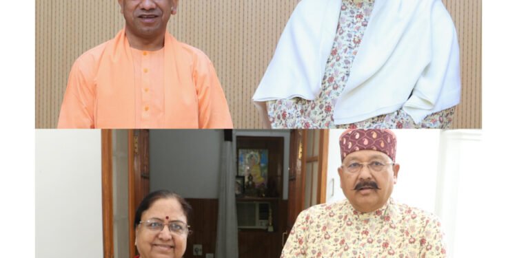 मंत्री सतपाल महाराज ने उत्तर प्रदेश के मुख्यमंत्री योगी आदित्यनाथ और महिला कल्याण, बाल विकास, मंत्री बेबी रानी मौर्य से शिष्टाचार भेंट की