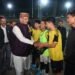 कैबिनेट मंत्री गणेश जोशी ने खिलाड़ियों से परिचय प्राप्त कर खिलाड़ियों का उत्साहवर्धन किया