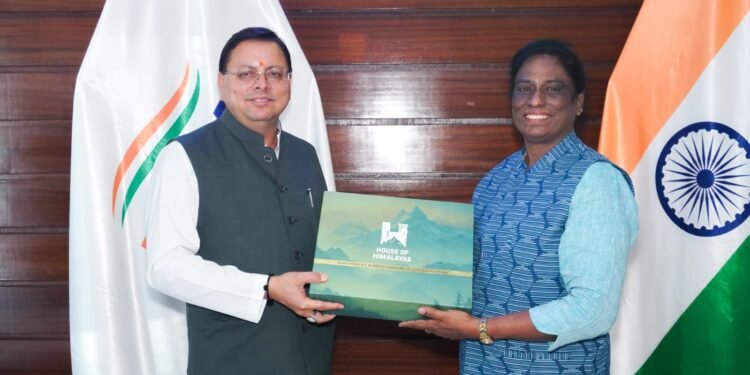 मुख्यमंत्री धामी ने भारतीय ओलम्पिक संघ की अध्यक्ष डॉ. पी.टी उषा से की भेंट, कहा हमारे लिए सौभाग्य की बात कि उत्तराखण्ड को 38वें राष्ट्रीय खेलों की जिम्मेदारी मिली है