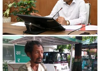 गरीब मजदूर राजू की आवाज़ बनी डीएम की संवेदना, डॉक्टरों को बुलाकर शुरू कराया जले हाथ का इलाज