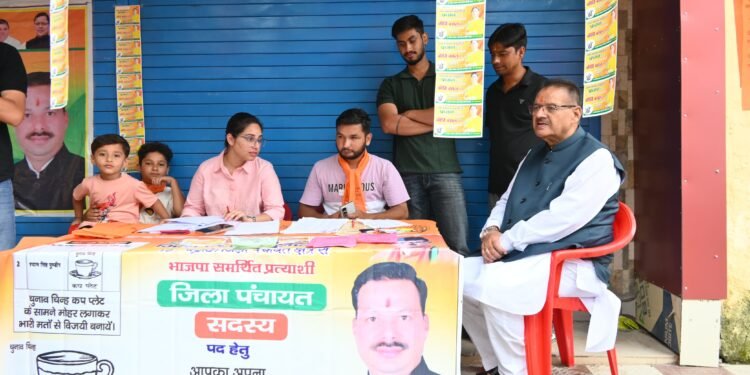 त्रिस्तरीय पंचायत चुनाव में भाजपा की ऐतिहासिक सफलता की ओर अग्रसर मसूरी; मंत्री जोशी ने बूथों पर पहुंचकर स्वयं संभाली कमान