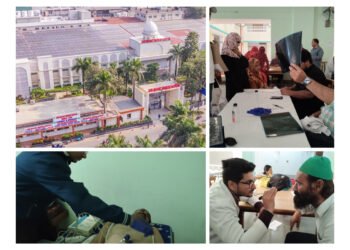 स्वास्थ्य और मानवता का संदेश लेकर श्री महंत इन्दिरेश अस्पताल की टीम पहुंची कलियर शरीफ