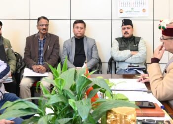 माल देवता–शेरकी सिल्ला मोटर मार्ग की प्रगति से असंतुष्ट दिखे गणेश जोशी