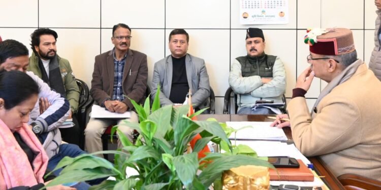 माल देवता–शेरकी सिल्ला मोटर मार्ग की प्रगति से असंतुष्ट दिखे गणेश जोशी