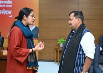 दिल्ली प्रवास के दौरान मंत्री नेहा जोशी की नितिन नवीन से शिष्टाचार मुलाकात