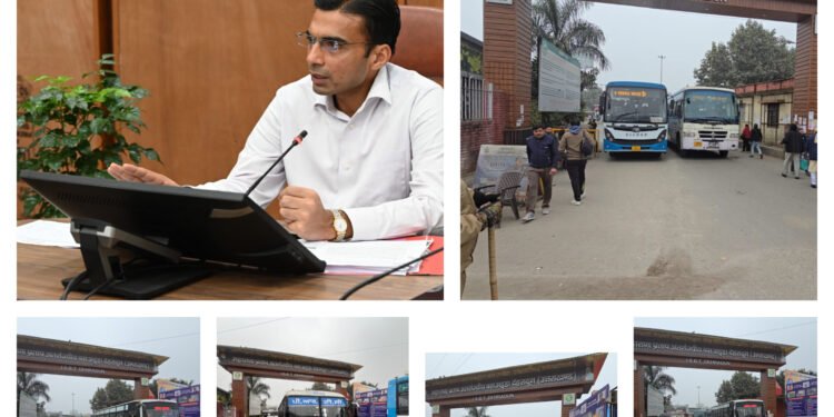 आईएसबीटी में पार्किंग समस्या पर डीएम का फोकस, नई पार्किंग निर्माण कार्य शुरू