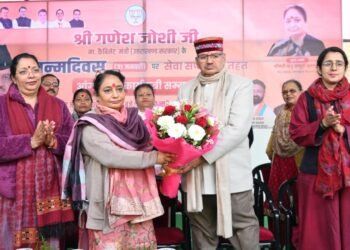 मंत्री गणेश जोशी ने कहा कि मसूरी विधानसभा क्षेत्र के अंतर्गत सभी आंगनवाड़ी केंद्रों को पठन-पाठन एवं खेल सामग्री उपलब्ध की जा चुकी है